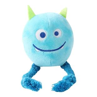 爆款毛绒发声狗形玩具球吉娃娃训练互动响铃耐咬陪伴边牧狗狗玩具