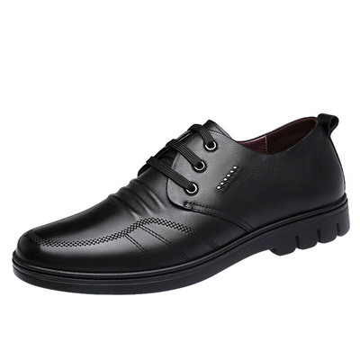 老人头男鞋商务休闲皮鞋男真皮