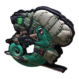 德国大牌PATCHLAB战术摄影师士气章个性pvc徽章变色龙军团魔术贴