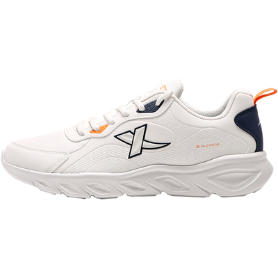 特步男鞋夏季新款白色运动鞋