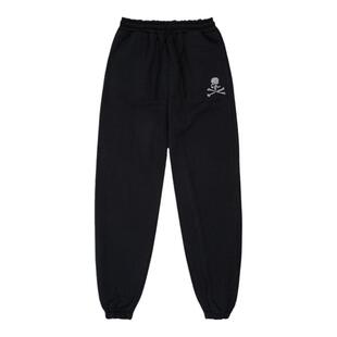 Mastermind mmj骷髅水钻 日系潮流暗黑裤子情侣收口长裤 毛圈纯棉