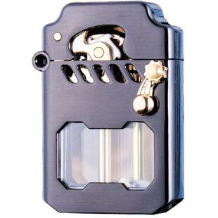 佐罗赛博机甲透明仓半自动煤油打火机经典托伦斯男士防风送男友礼