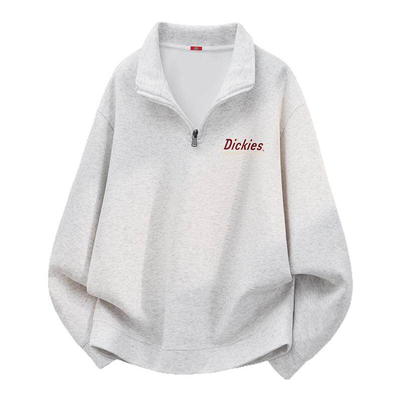 Dickies立领男士半拉链卫衣2026