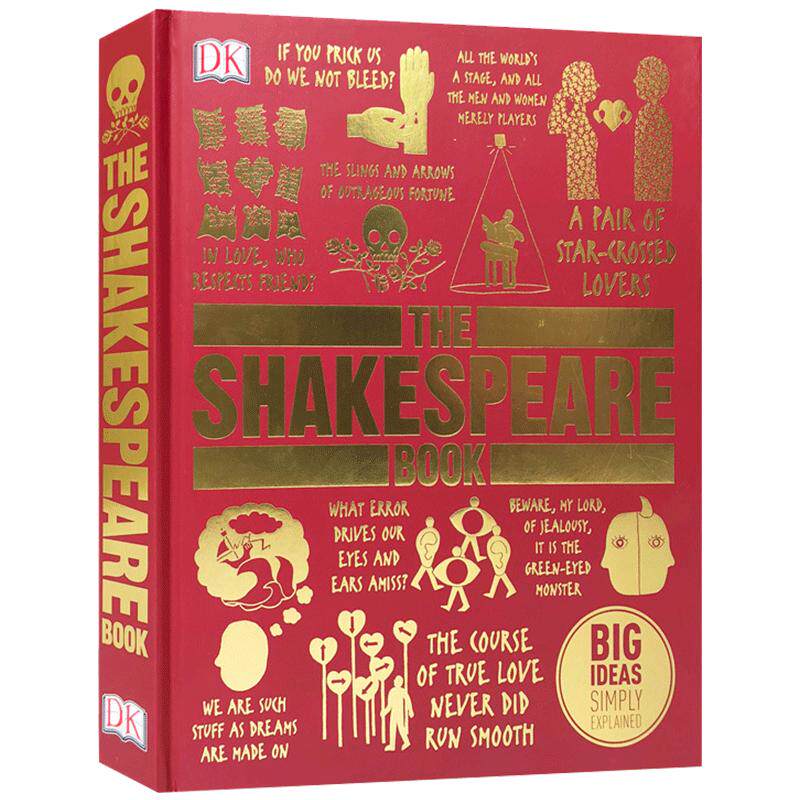 DK人类的思想百科丛书The Shakespeare Book英文原版精装大开莎士比亚图解全彩铜版纸课外英语读物Big Ideas Simply Explained