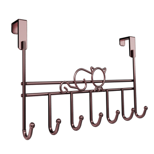 佳帮手加长门后挂钩免打孔挂衣架门背式衣帽钩置物架收纳衣服钩子