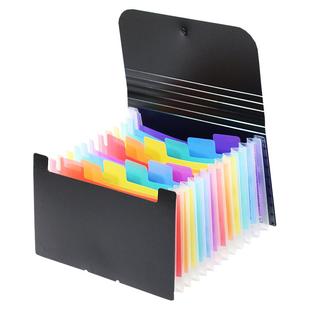 票据文件夹小号风琴包A6单据夹收据零钱账单小票分类收纳夹多功能