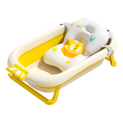 新皇冠造型浴盆三倍加厚一键折叠