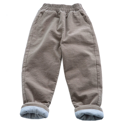 儿童灯芯绒加厚棉裤中大童