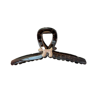 韩系可爱缝线小狗抓夹女高级感大号鲨鱼夹后脑勺盘发精致发夹发饰