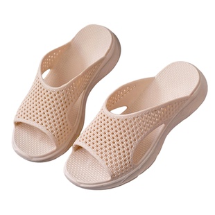 正宗越南乳胶拖鞋女可湿水防滑静音软底踩屎感防臭网红老人一字拖