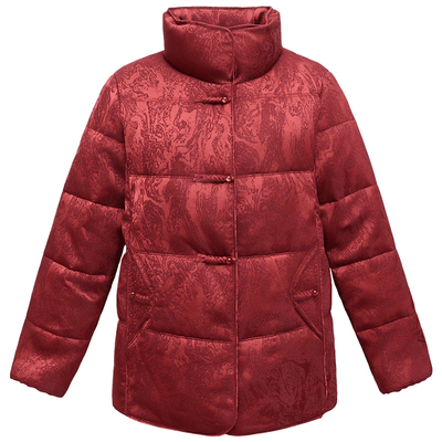 中年妈妈装国风绵羊绒服冬季棉袄