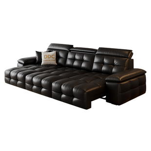 DDC意式轻奢多功能电动劳伦斯沙发床客厅2026新款加厚真皮沙发