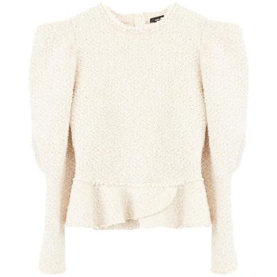 ISABEL MARANT GIAMILI时尚阔肩花苞边上衣女