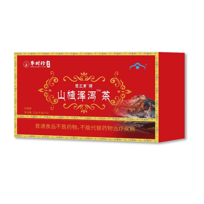 山楂泽泻茶官方正品山楂泽泻茶降甘油三醇高调节压降血软脂茶xl