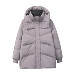 加肥特大码羽绒服女200斤胖mm中长款90白鸭绒加厚新款孕妇外套300