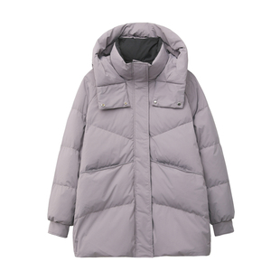 加肥特大码羽绒服女200斤胖mm中长款90白鸭绒加厚新款孕妇外套300