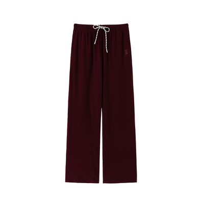 AR可外穿休闲裤子女款夏季莫代尔简约睡裤宽松直筒阔腿运动裤卫裤