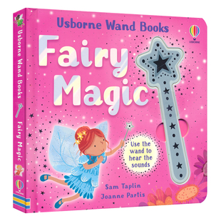 Usborne Wand Books Fairy Magic 尤斯伯恩魔法棒互动绘本 仙女独角兽 发声书 亲子绘本 英语启蒙纸板书 英文原版进口儿童图书