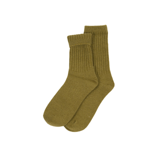BigSocks加厚羊毛兔毛袜中筒保暖厚秋冬粗针毛线绿色橘色粉色纯色