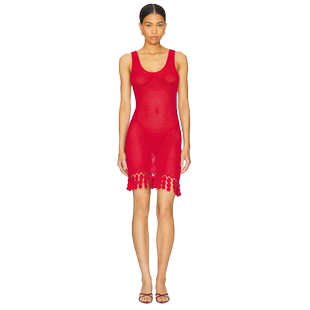 Lovers and Friends CONSUELO CROCHET 连衣裙女 红色REV
