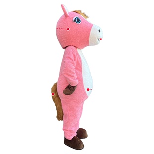 天虹经典马年人偶服装生肖玩偶服装成人充气活动表演服卡通吉祥物