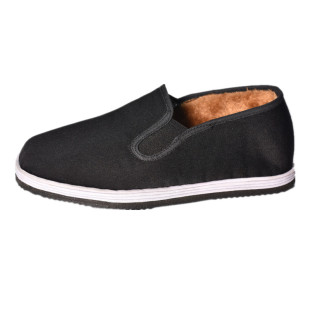 冬季加棉加绒保暖黑布鞋工作男棉鞋加厚轮胎底棉鞋特大号47 48号