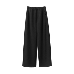 SEAWHEN海维恩小个子羊毛裤女冬季加绒加厚休闲裤保暖防风镰刀裤