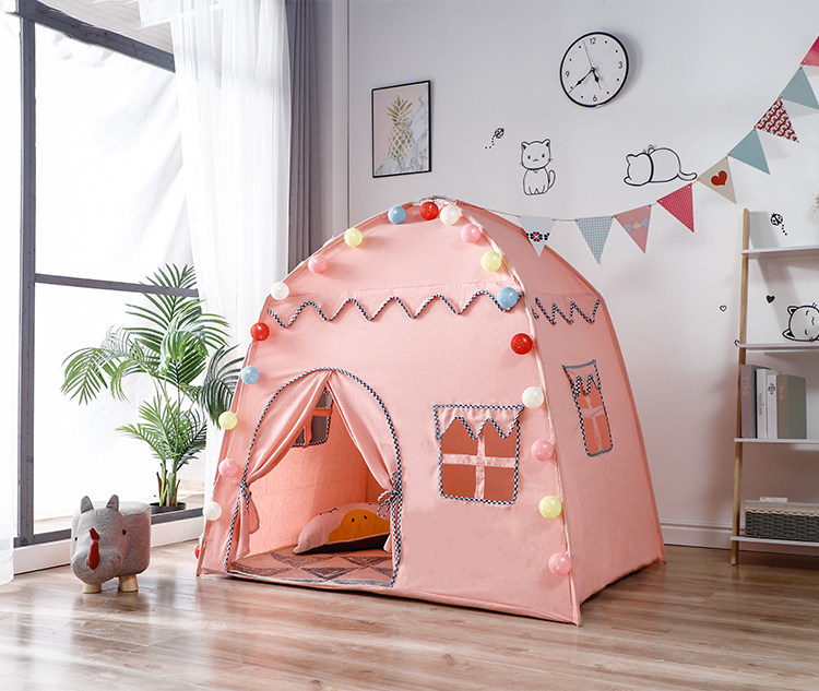 儿童帐篷游戏屋室内家用公主女孩生日礼玩具屋小孩房子梦幻小城堡