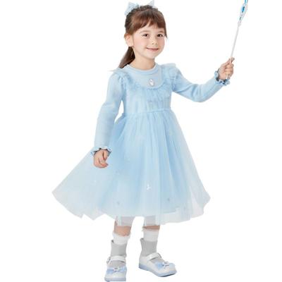 【艾莎IP】巴拉巴拉童装儿童连衣裙女童公主裙秋冬甜美精致网纱裙