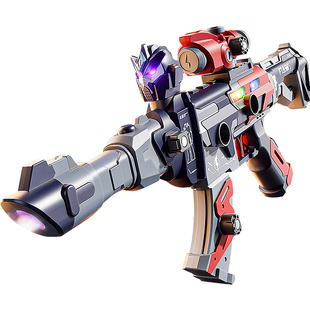 2026新款百变磁力玩具枪机甲变形机器人儿童男孩声光拼装生日礼物