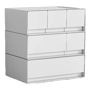 桌面收纳盒抽屉式办公室桌面文件抽屉盒整理盒资料多层储物置物架