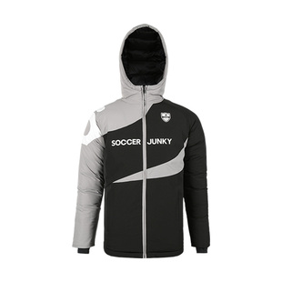 小李子Soccer Junky足球狗运动训练月光+6中长款棉服外套冬成人男