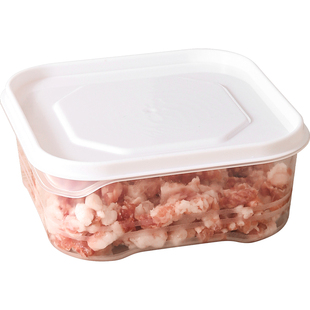 冰箱冷冻肉收纳盒食品级专用储物盒整理分装盒可微波炉加热保鲜盒