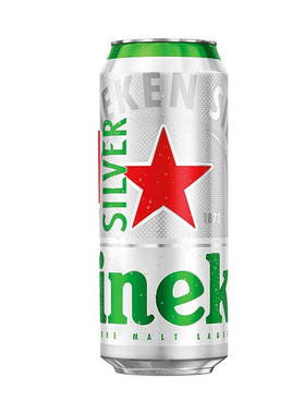 喜力星银啤酒500ml罐装