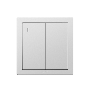 TOT托泰开关插座86型10A16A250V一开多控双控四开雅白阳光G23面板