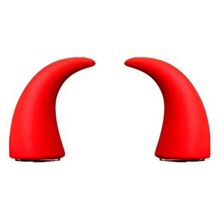 个性通用罗盘恶魔小牛角汽车出风口方向仪表盘摆件创意装饰改装车