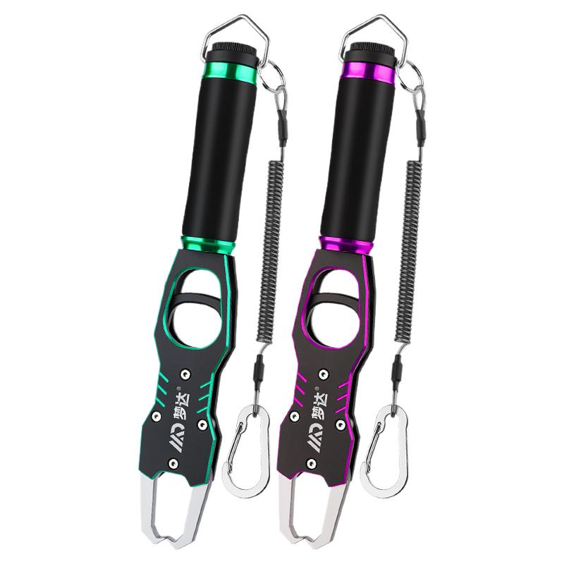 控鱼器路亚钳一体路亚装备大物多功能带秤控鱼钳抓鱼钳鱼夹子套装