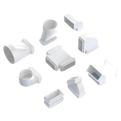 顶送风扁管方管120*54