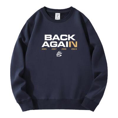 库里Curry卫衣秋冬加绒长袖上衣