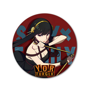 间谍过家家硅藻泥水杯垫洗漱洗手台吸水垫杯垫隔热垫圆形餐垫定制