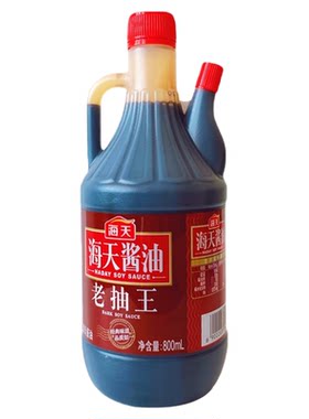 海天老抽王酱油800ml老抽酱油