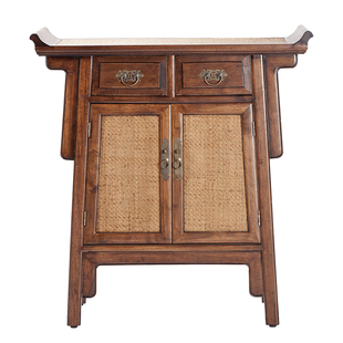 长青藤明式翘头案客厅玄关供桌案条几香案条桌中式仿古翘头条案