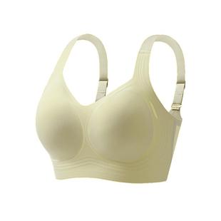 GEM【舒适度】无痕内衣女大胸显小反重力收副乳防下垂薄款文胸罩