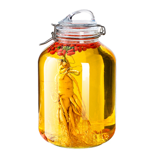 泡酒玻璃瓶专用高档密封加厚酒坛子长期存酒瓶容器人参白酒药酒罐