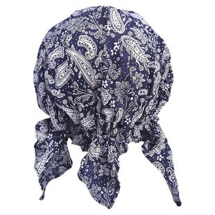 薄款帽子女款夏季纯棉三角头巾帽光头帽骑行包头帽成人时尚海盗帽