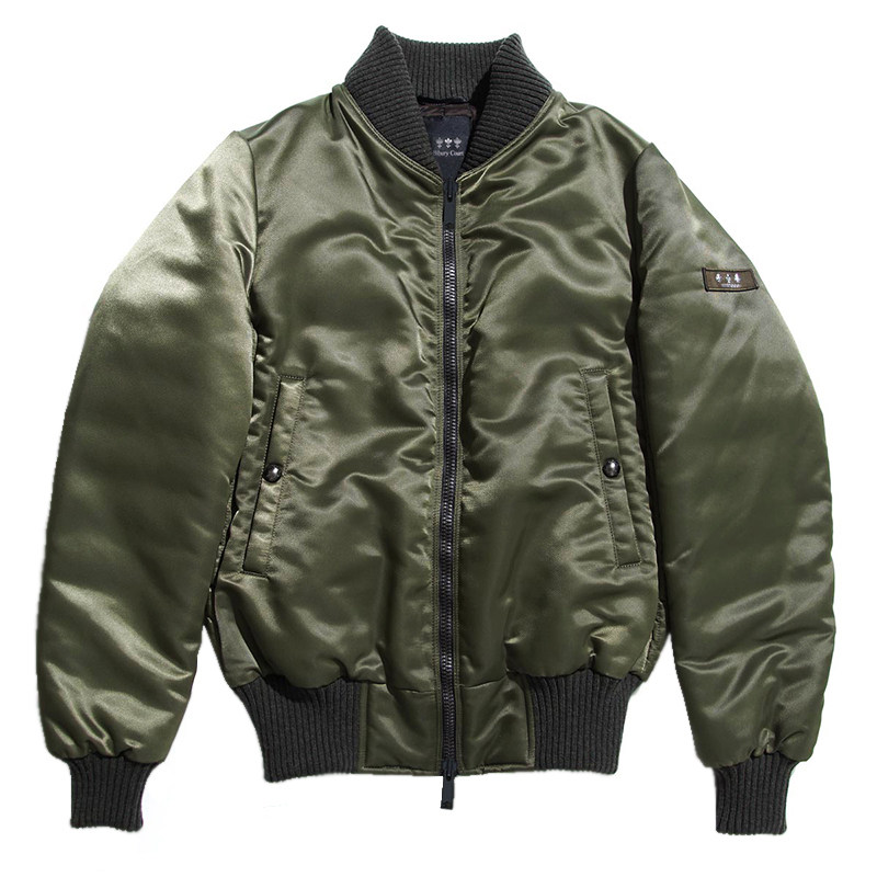艾比路主推重磅新品超保暖白鹅绒MA-1空军夹克羽绒服进口防水面料