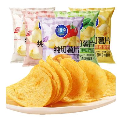 可比克纯切薯片整箱小包装散装多口味办公室解馋追剧休闲零食小吃