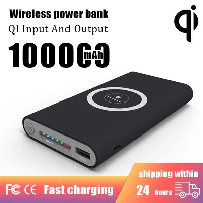 New 100000mAh Wireless Power Bank Ultra-large capacity Two-w