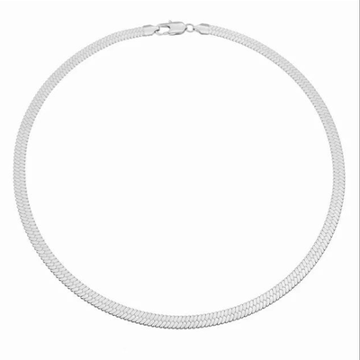 【不褪色】蛇骨链项链女刀片项链