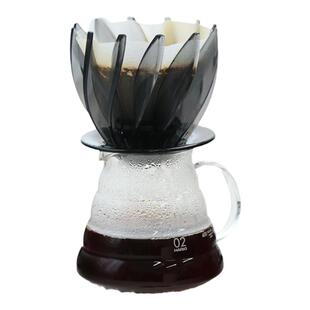 HARIO睡莲花V60滤杯滴漏式手冲树脂滤杯滤纸滴滤杯咖啡杯